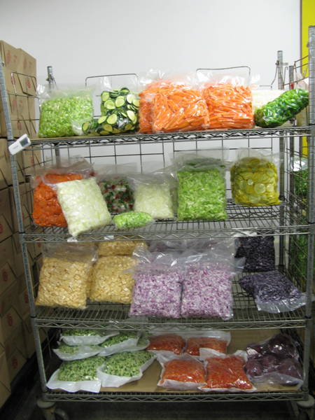 Bagged processed product 