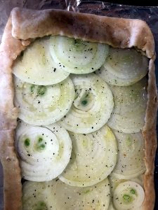 Onion Galette, Whole Meal Crust UNCOOKED