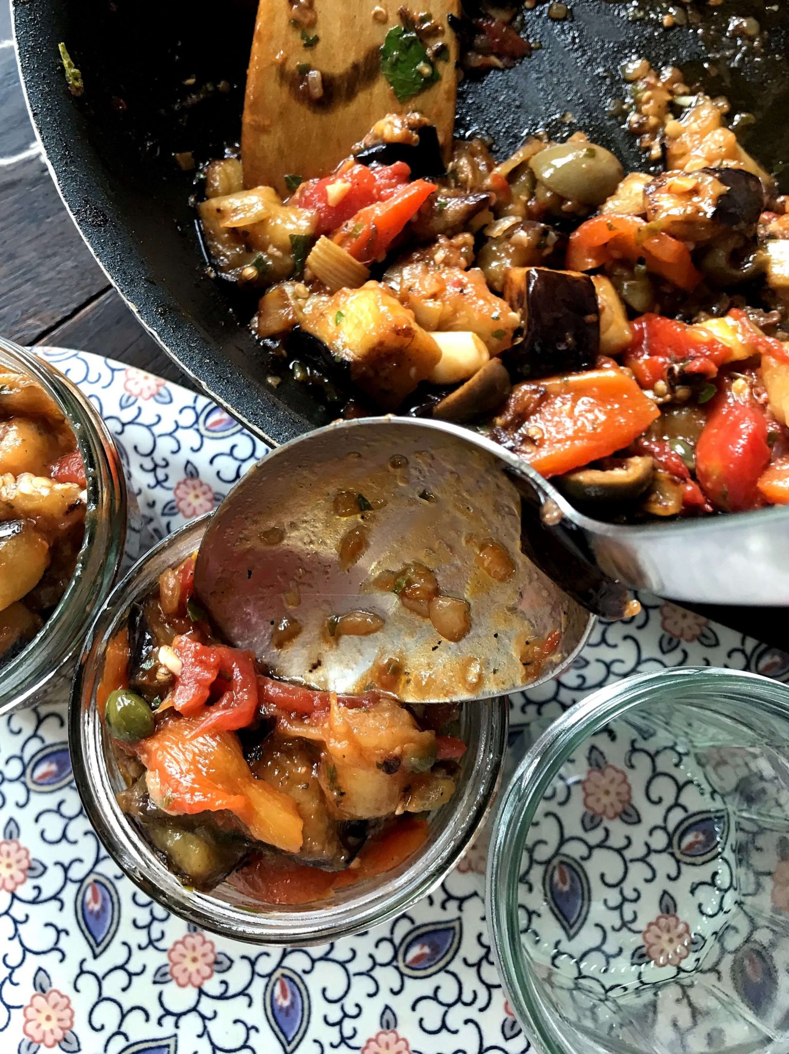 Agro Dolce Green Olive and Eggplant Caponata Priscilla Martel