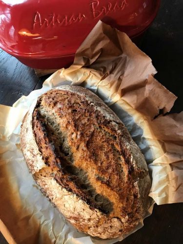 Oatmeal Stout Bread Emile Henry Artisan Loaf Baker