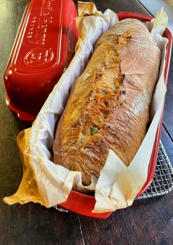 Green Olive, Rosemary and Black Pepper Loaf