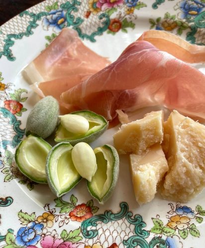 easy ways with green almonds charcuteria